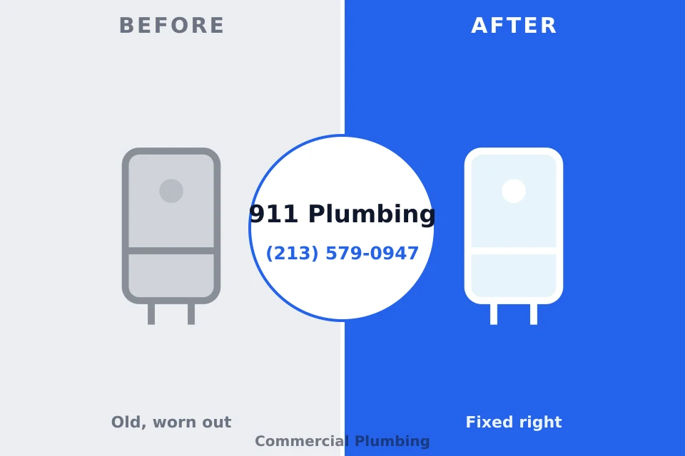 Before and after: plumbing company Dunlap, OH